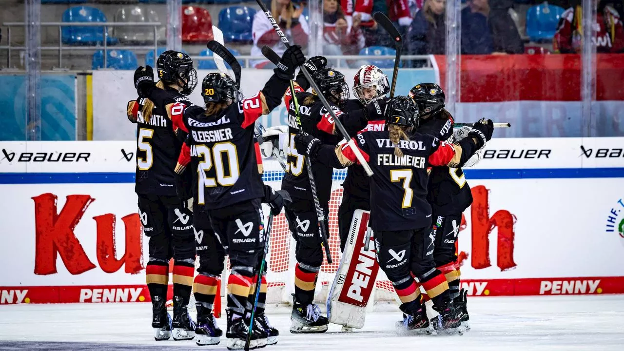 Eishockey-Krimi: Deutsche Frauen lösen in Bremerhaven Olympia-Ticket