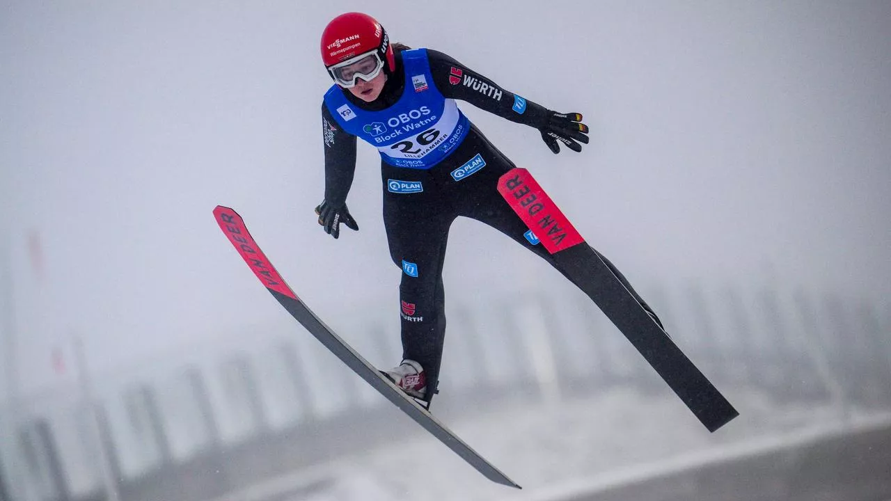 Gerboth und Armbruster nach dem Springen vorn