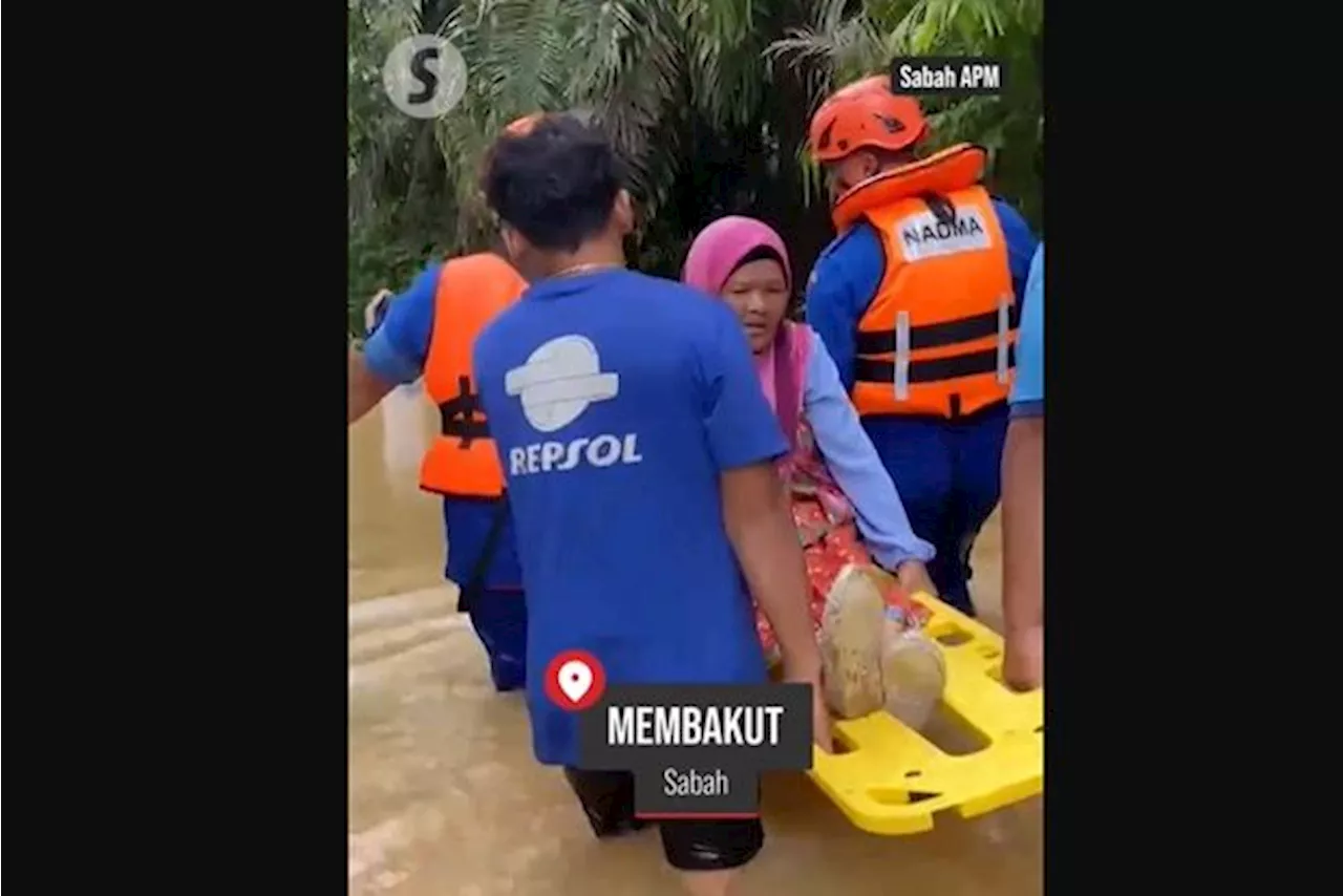 Sabah Floods: APM Rescues Dialysis Patient as Membakut Declared Disaster Area