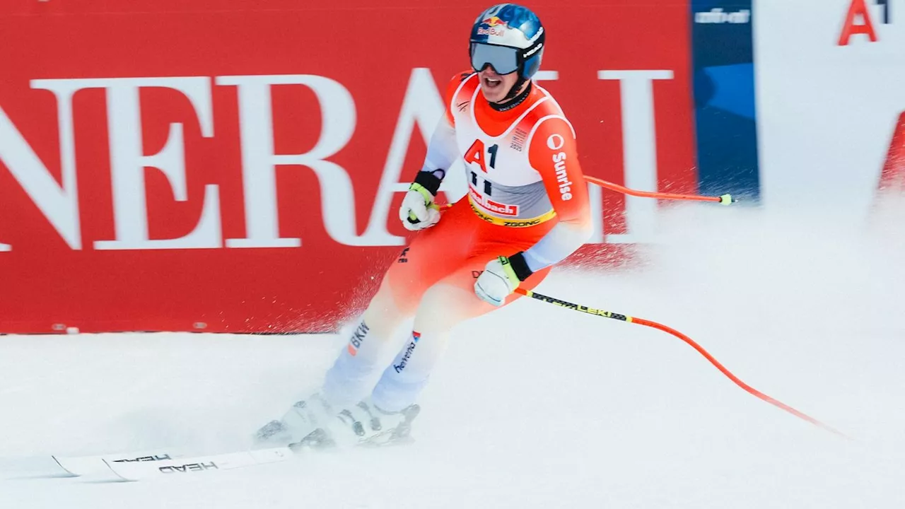 Alpine Ski-Weltmeisterschaften: Ski-Star Odermatt geschlagen: von Allmen vor Abfahrts-Gold