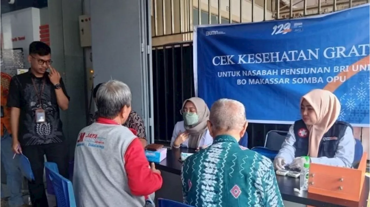 Cek Kesehatan GRATIS untuk Pensiunan, BRI Peduli Kesejahteraan Nasabah