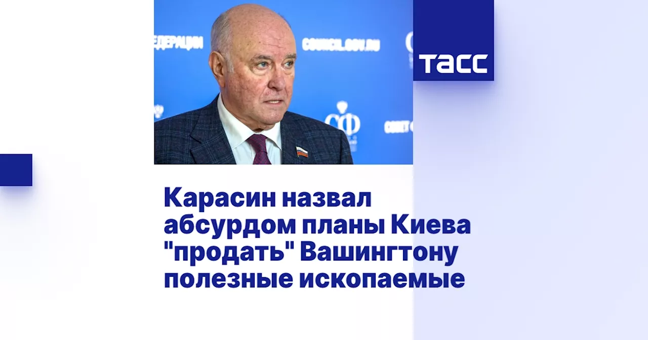 Карасин назвал абсурдом планы Киева 'продать' Вашингтону полезные ископаемые