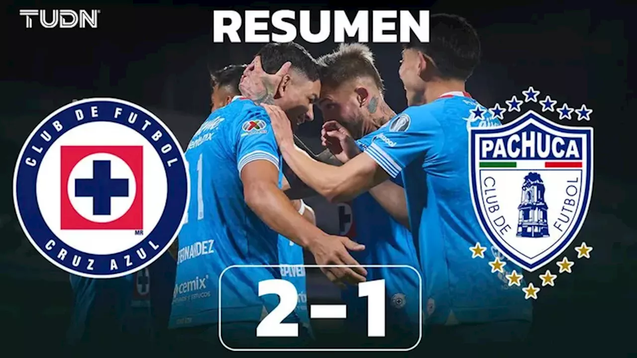 Cruz Azul supera un gol 'fantasma' y el 'oso' de Rotondi para vencer al Pachuca