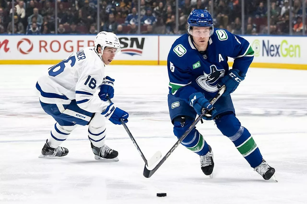 Canucks Break Toronto's Winning Streak With 2-1 Victory