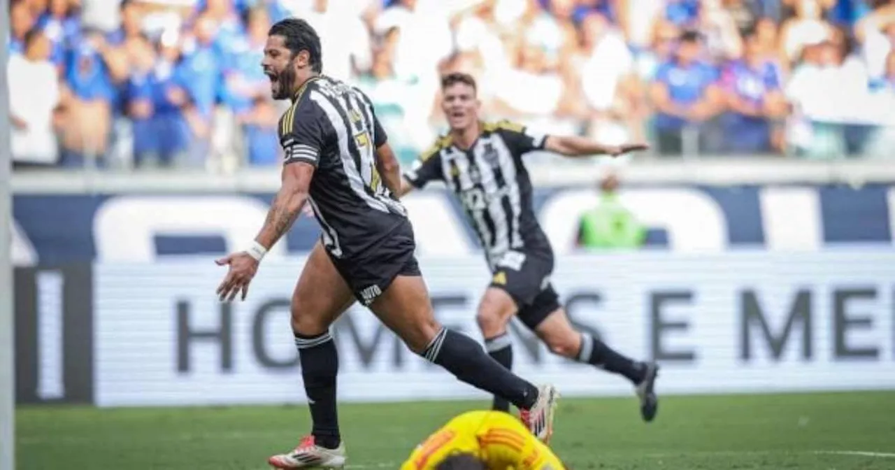 Hulk decide, e Atlético vence Cruzeiro em clássico com expulsão de Gabigol