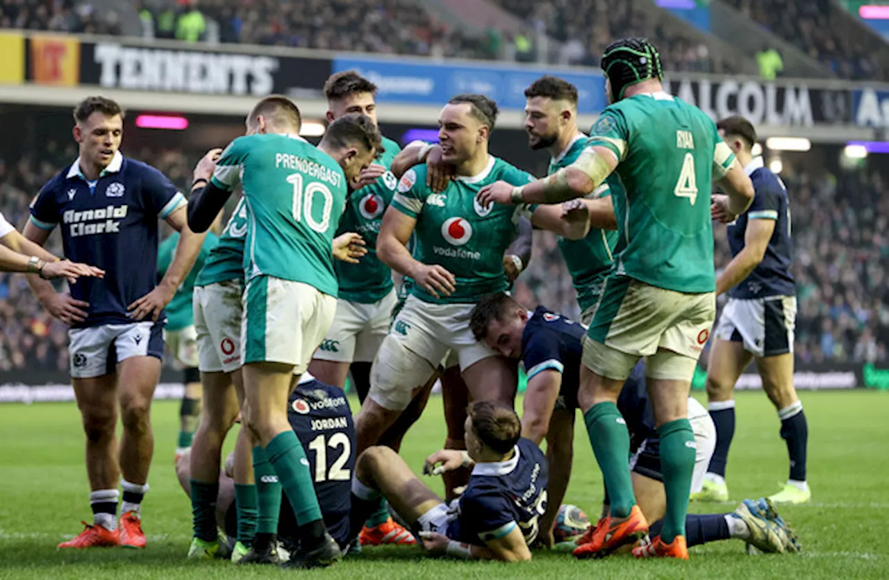 Dominant Ireland Extend Winning Streak to 11 with Six Nations Victory over Scotland