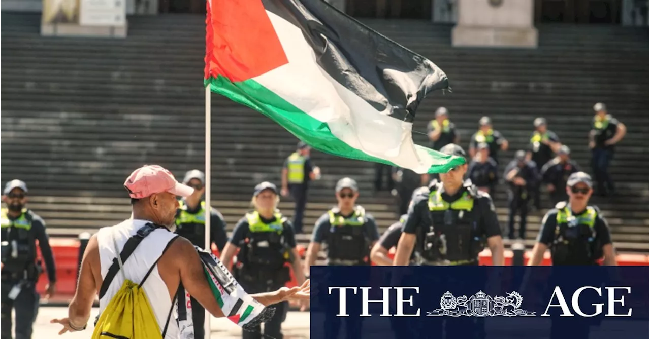 Tensions Flare at Melbourne Protests as Jewish and Palestinian Groups Clash