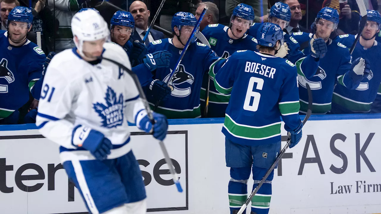 Canucks Clinch Victory Over Leafs, Extend Winning Streak