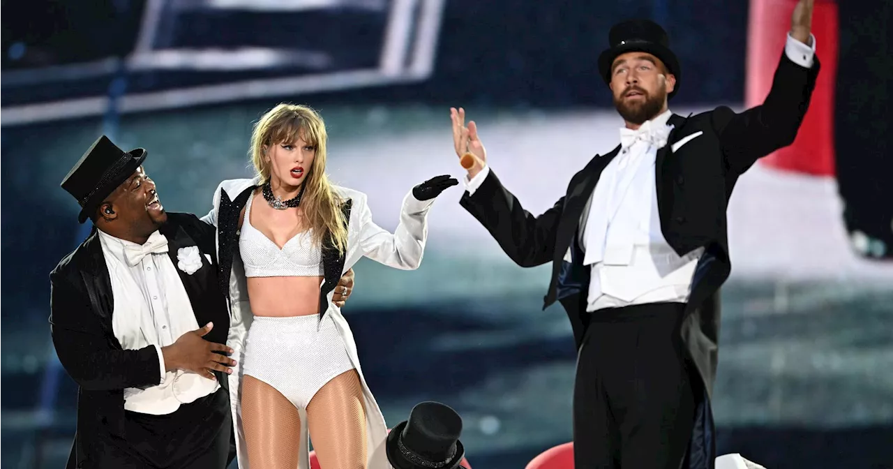 Travis Kelce Calls Dancing With Taylor Swift at Eras Tour 'Shocking' and 'Insane'