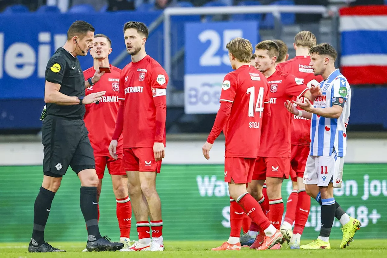 Heerenveen sleept in extremis punt uit het vuur tegen tiental Twente