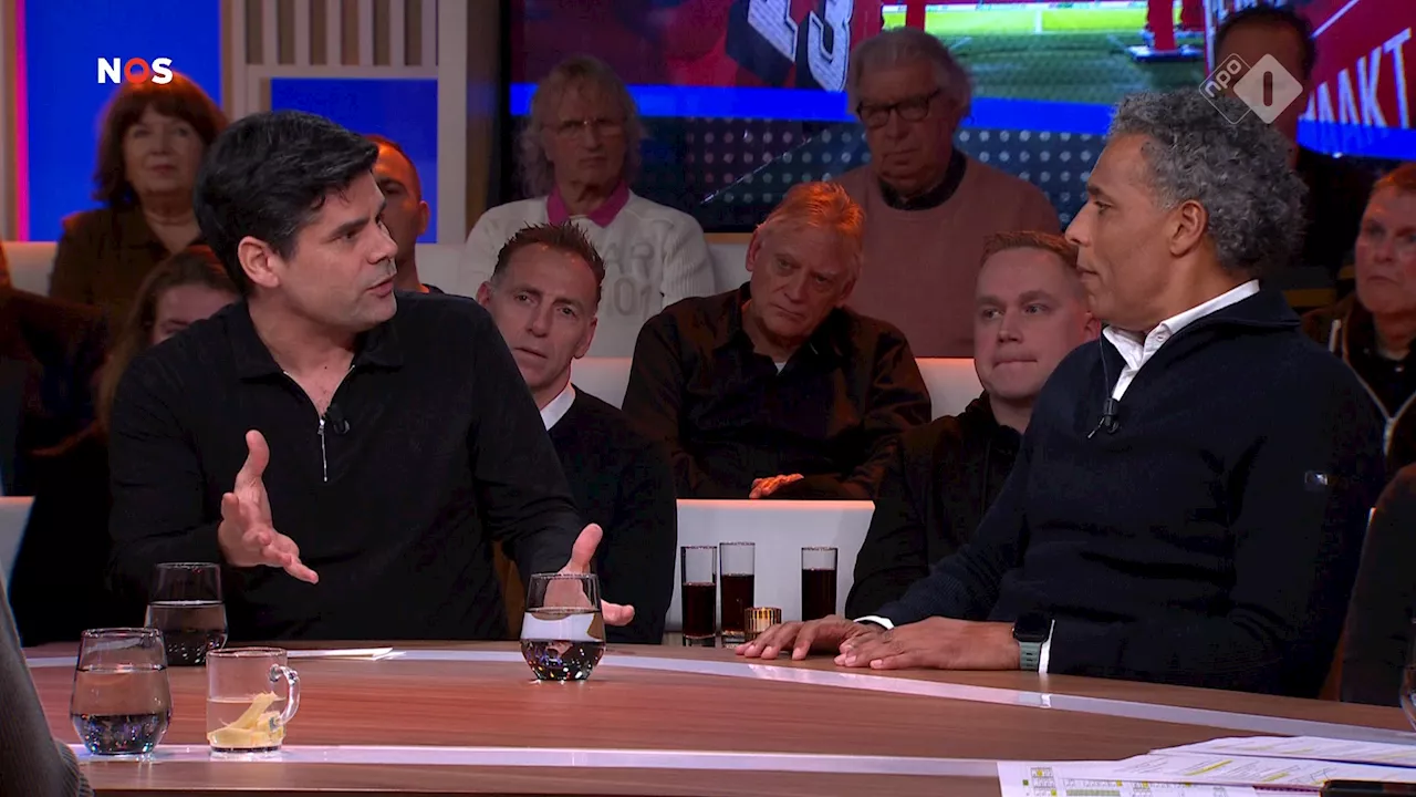 Pierre van Hooijdonk clasht aan tafel bij Studio Voetbal: 'Moeten we dit gedrag normaal vinden?'