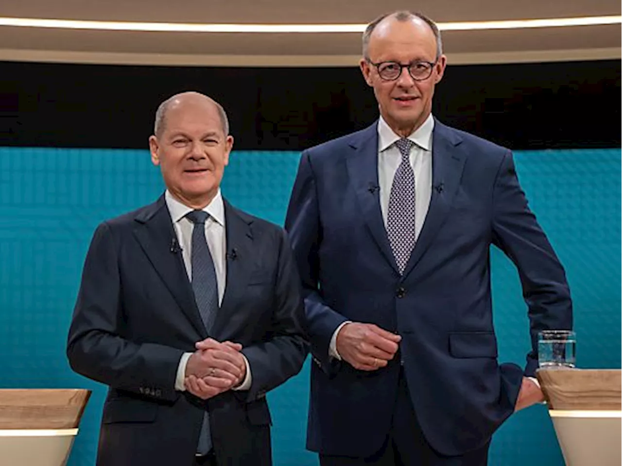 Scholz übertrifft Merz in TV-Debatte laut Umfrage