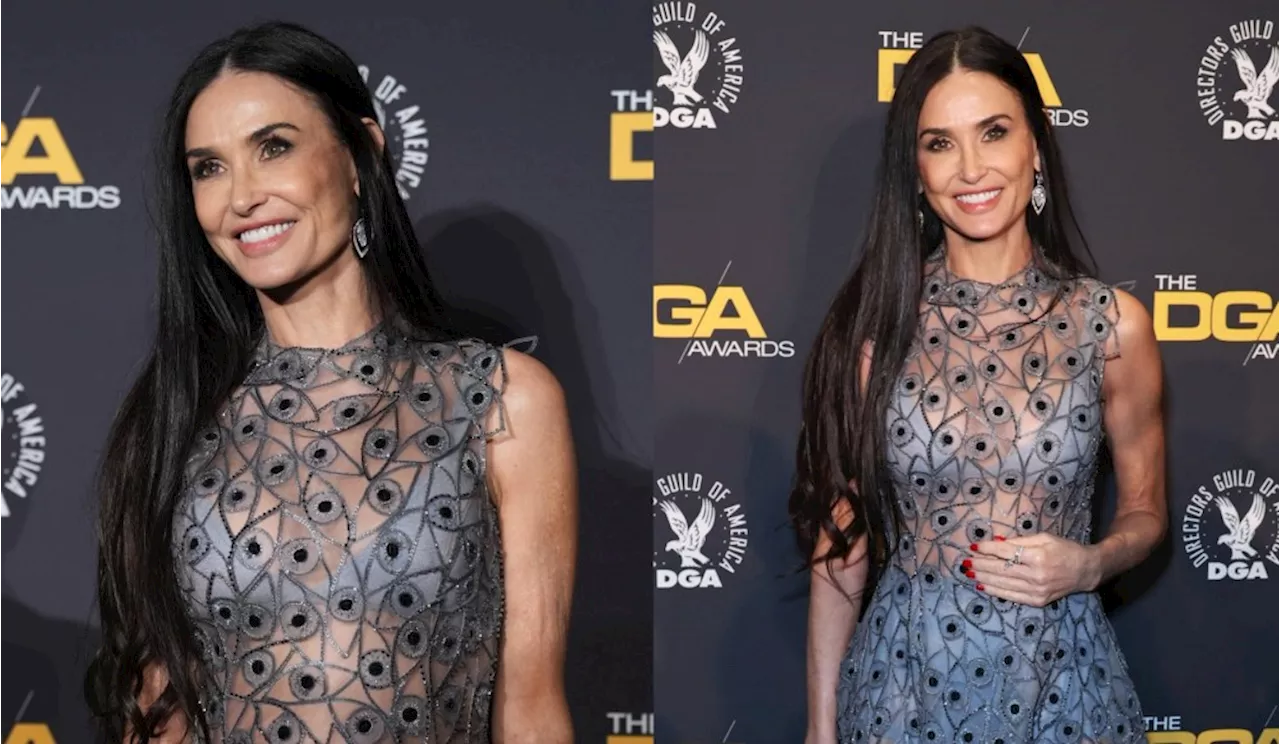 Demi Moore Channels 'The Substance' at Directors Guild Awards