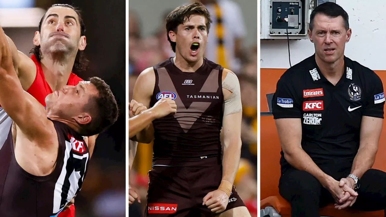 Pies stars under fire amid ‘poor’ display; watch on Grundy after Hawk’s clinic: AFL Report Card