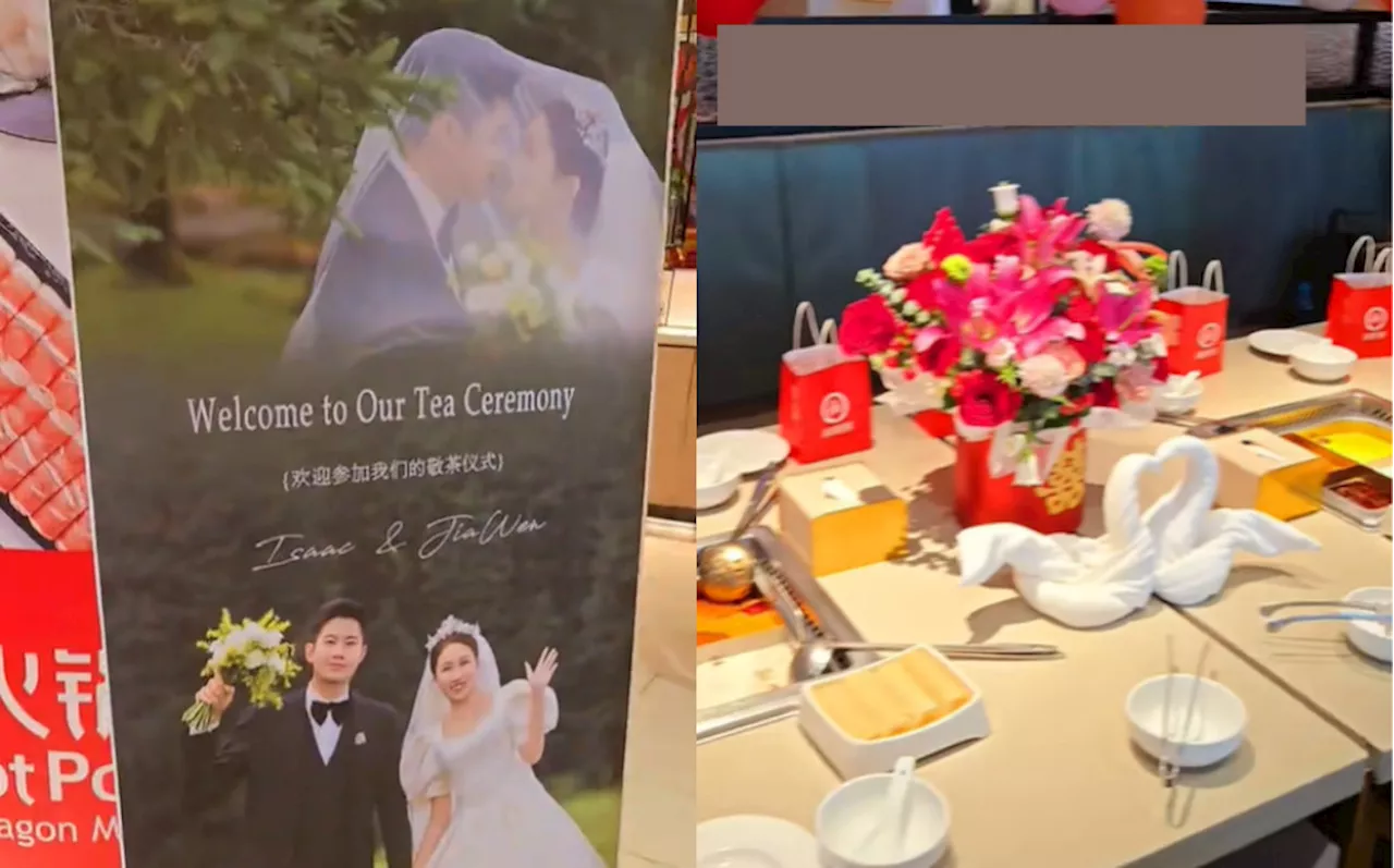 (Video) Penang Couple Becomes First In Malaysia To Hold Wedding Reception In Haidilao
