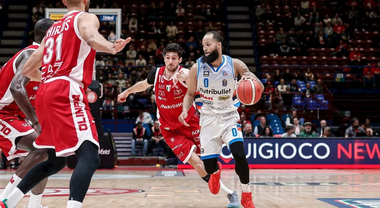 Basket, Brescia torna in testa, Bologna batte Trento nel posticipo. Bene Milano e Trapani