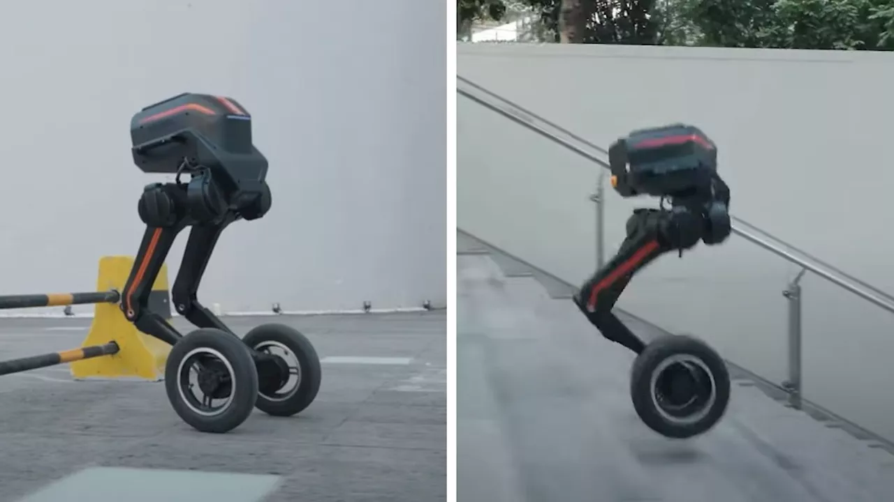Video: Chinese firm’s obstacle-clearing robot redefines mobility with dual-wheel design