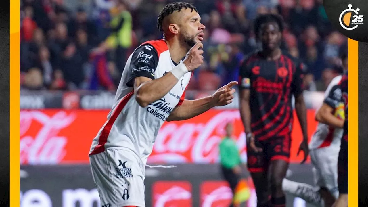 ¡El gol del torneo! Matheus Dória anota de 'escorpión' en el Xolos vs. Atlas
