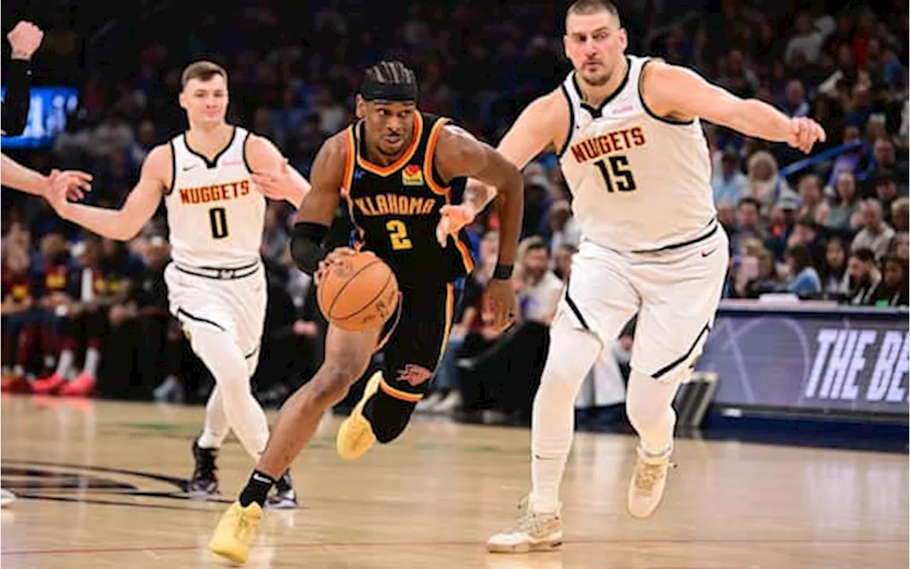 NBA, Shai Gilgeous-Alexander da 40 punti e una super difesa: OKC batte Denver