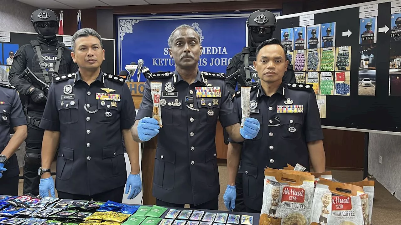 Police seize RM7mil in drugs from syndicates in Johor Baru