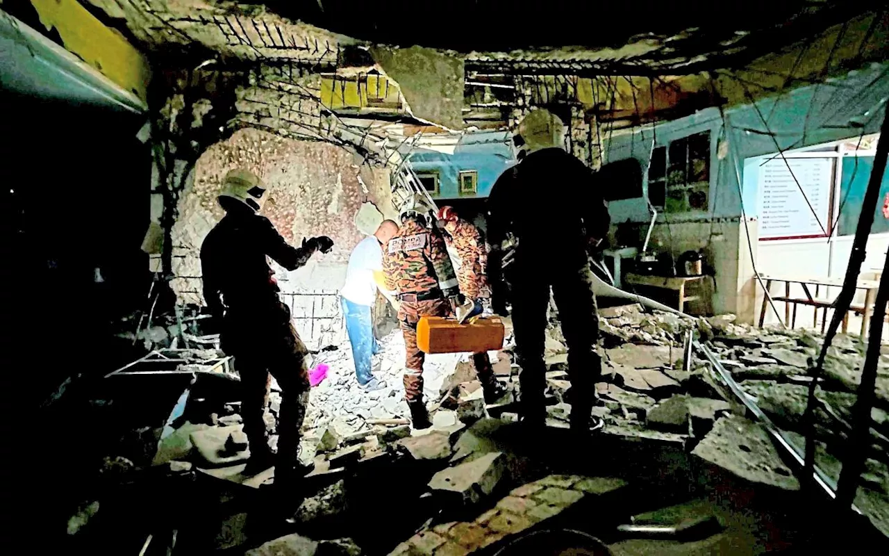 Woman loses her left leg after ceiling collapses in Sabah restaurant