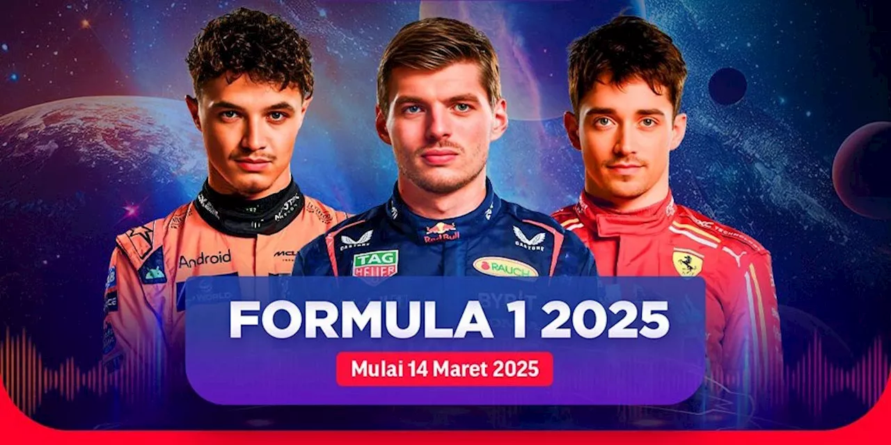 Link Siaran Langsung Formula 1 2025 Seri Pertama di Vidio