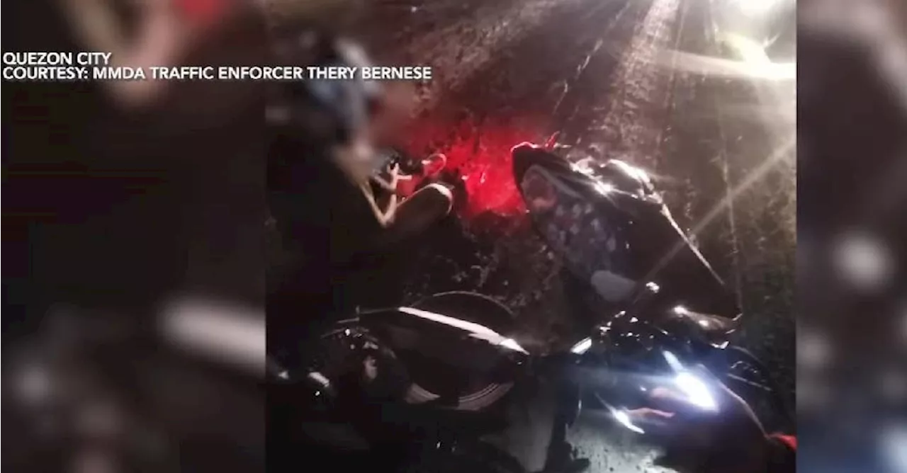 Mahigit 12 motorcycle riders, sugatan nang sumemplang sa lupang panambak mula sa truck