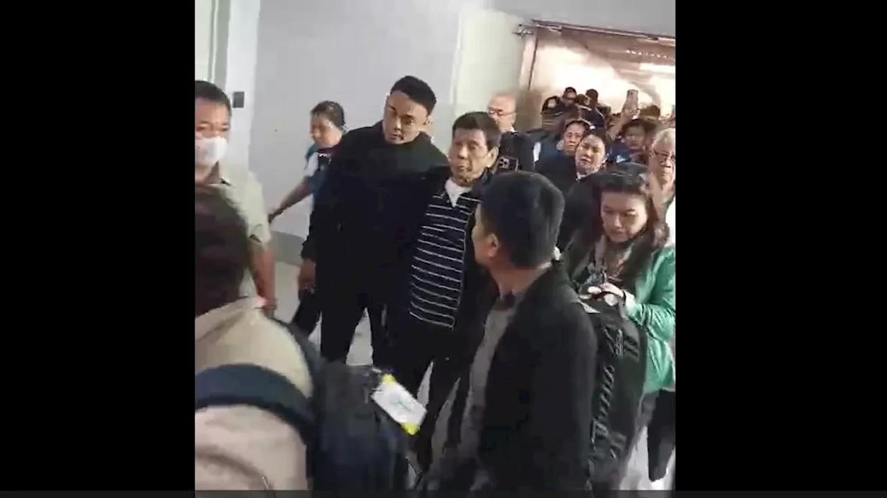 Rodrigo Duterte back in Manila