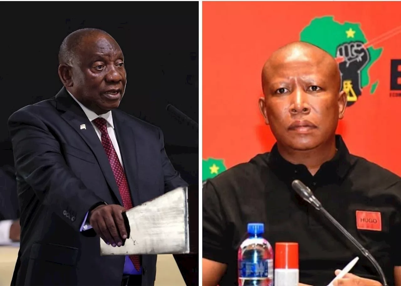 Malema confronts Ramaphosa over meeting ‘racist’ Elon Musk