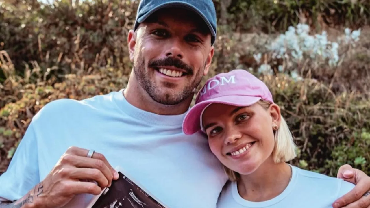 Aussie Olympic champion Kyle Chalmers and swimmer fiancee Ingeborg Loyning share baby joy