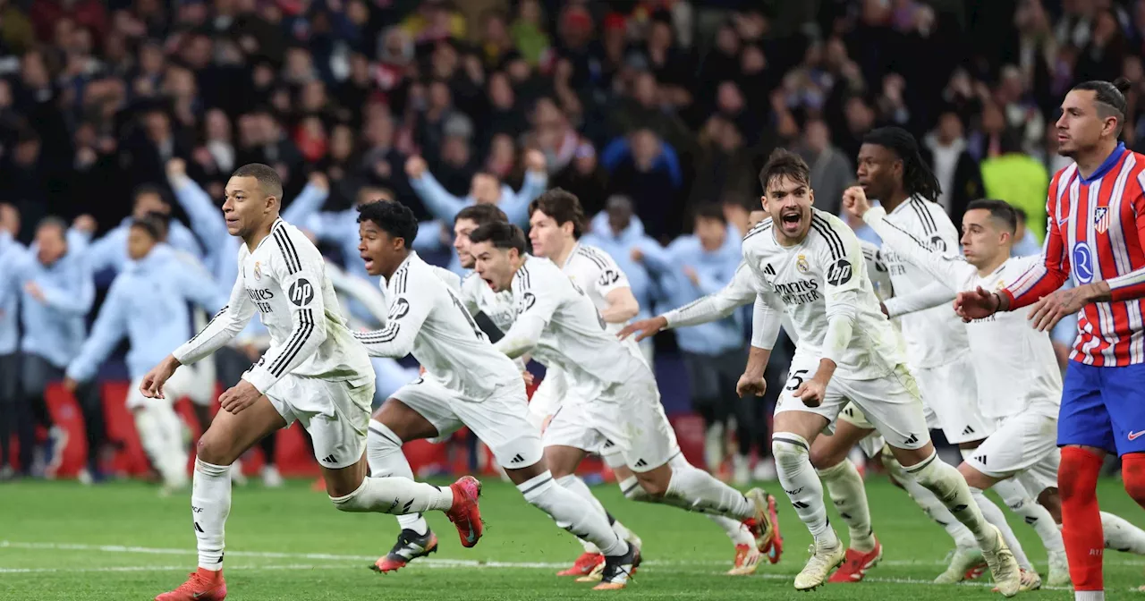 Real ai quarti col brivido! L'Atletico s'illude poi cade ai rigori