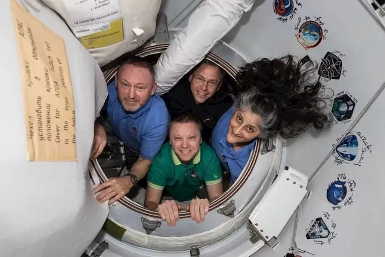 Astronauts launching to space will finally relieve the pair on the space station