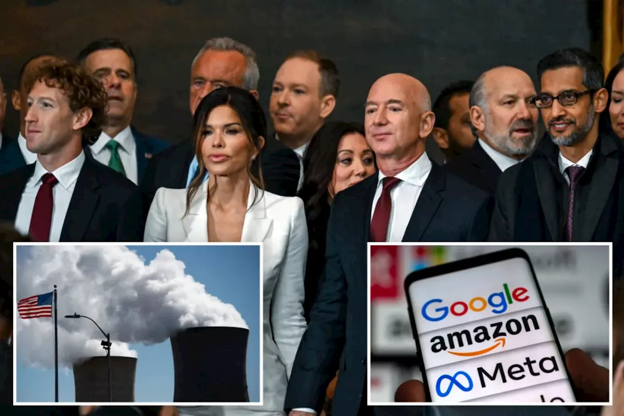 Amazon, Google, and Meta sign pledge to triple nuclear power by 2050