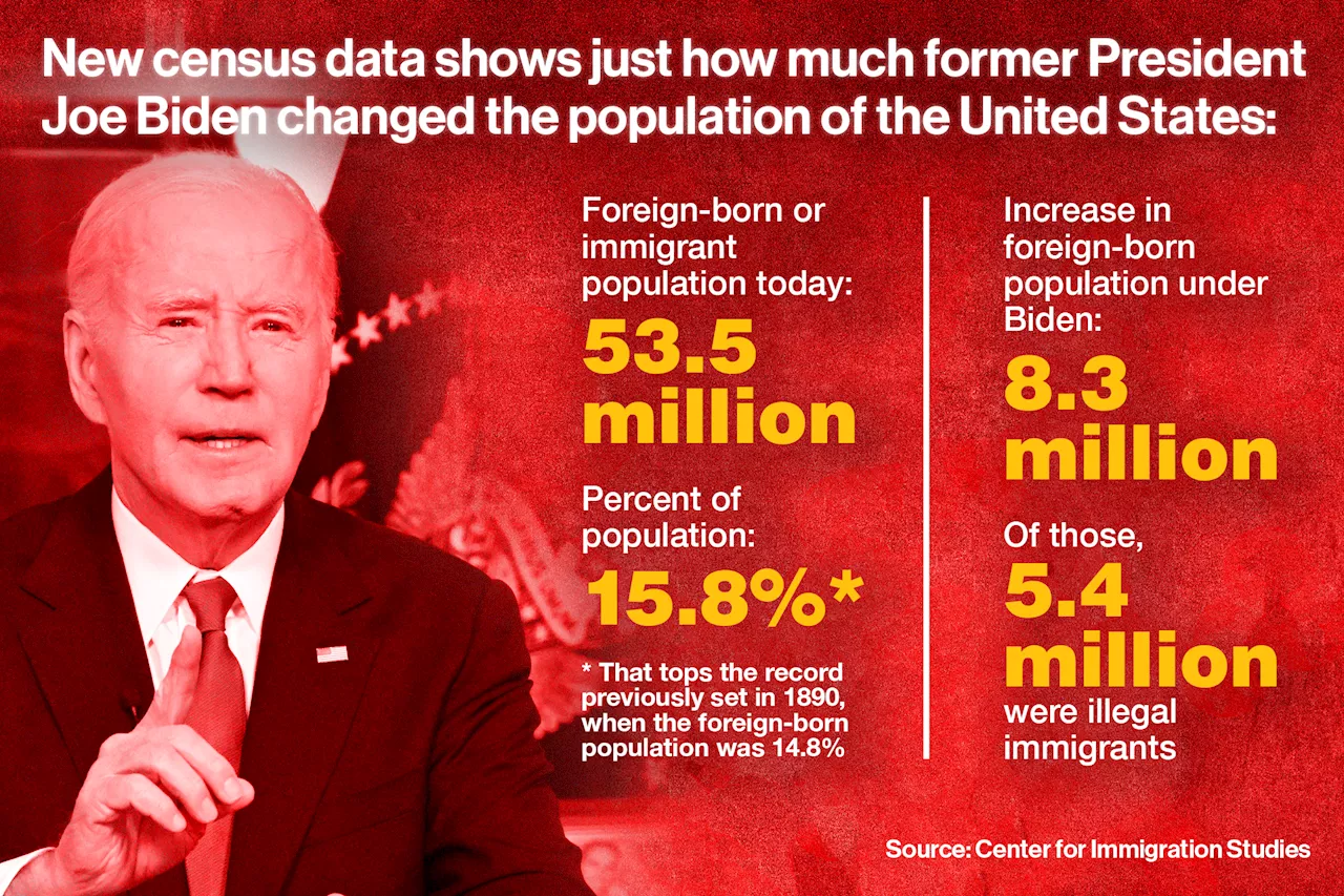 Foreign-born highest since 1890 — shock new figures show how much Biden changed America