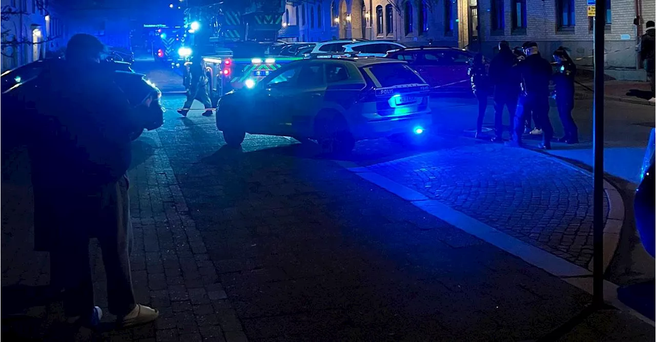 Explosion i trapphus till flerfamiljshus
