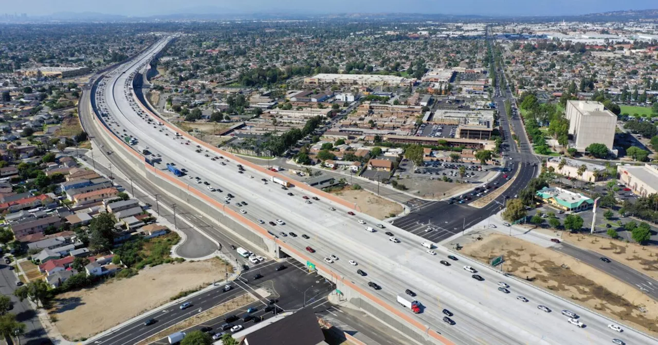 Recent highway expansions in California led to nearly 600 relocations in LA County