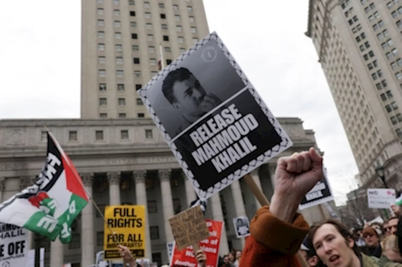 Wife of detained Palestinian Columbia student says she was naive to believe he was safe from arrest