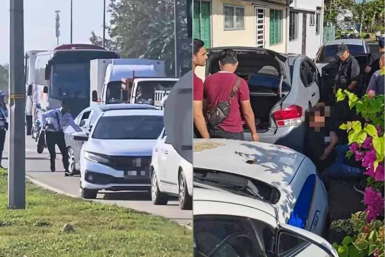 QuickCheck: Did two men get into a car chase in Johor?
