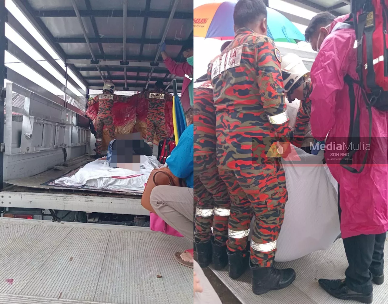 Bomba angkat wanita obesiti sesak nafas ke hospital