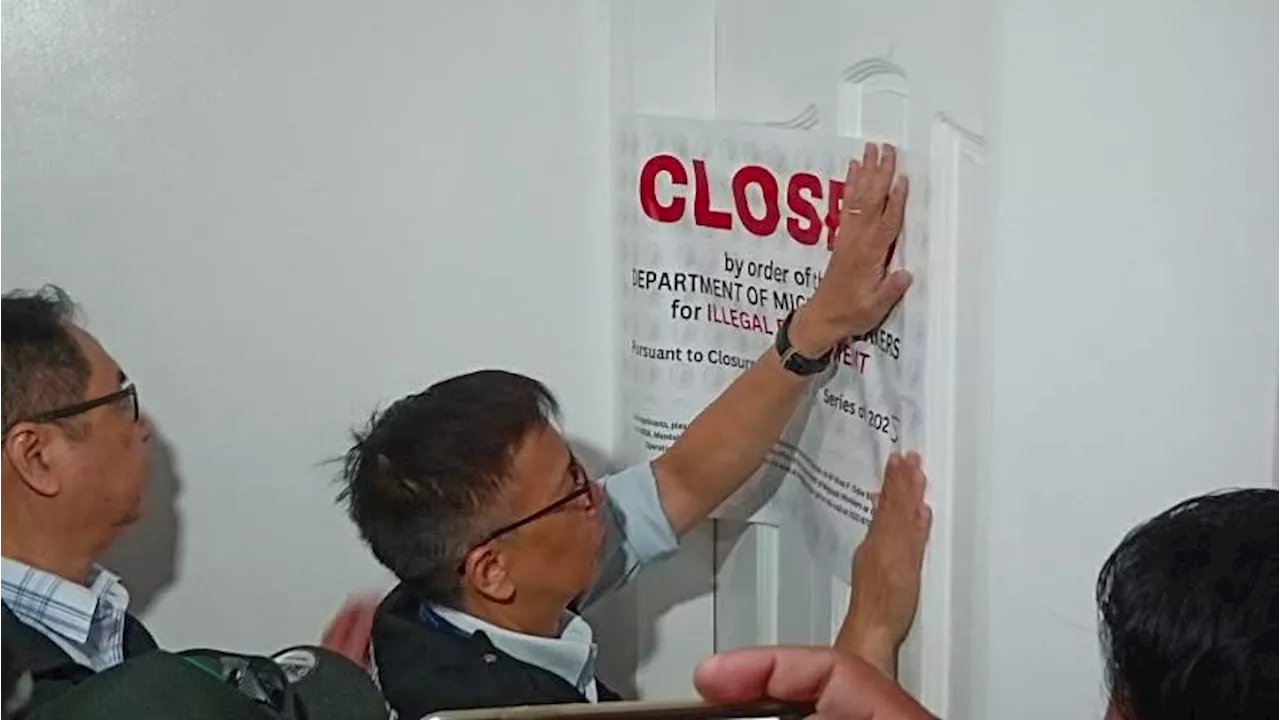 DMW closes Pampanga company illegally offering jobs in the US