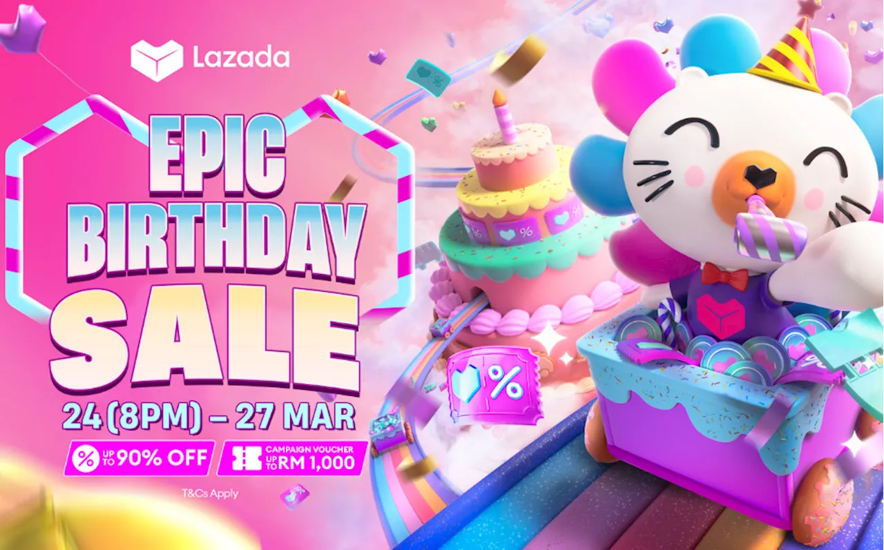Voucher Giveaway, Stacked Discounts & More: Lazada Celebrates 13 Years With Epic Shopping Savings!