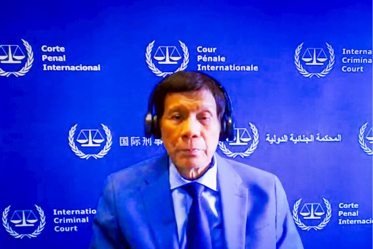 Duterte attends first hearing via video link—ICC