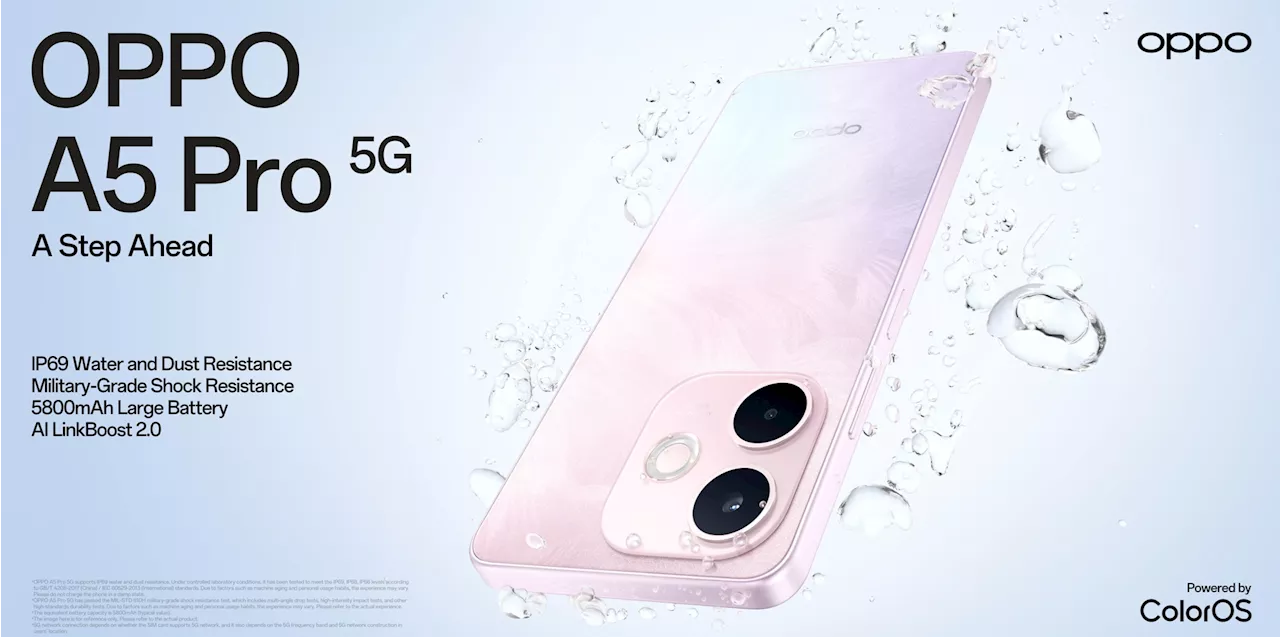 Snap and Slay all day with the new OPPO A5 Pro 5G, now available nationwide!