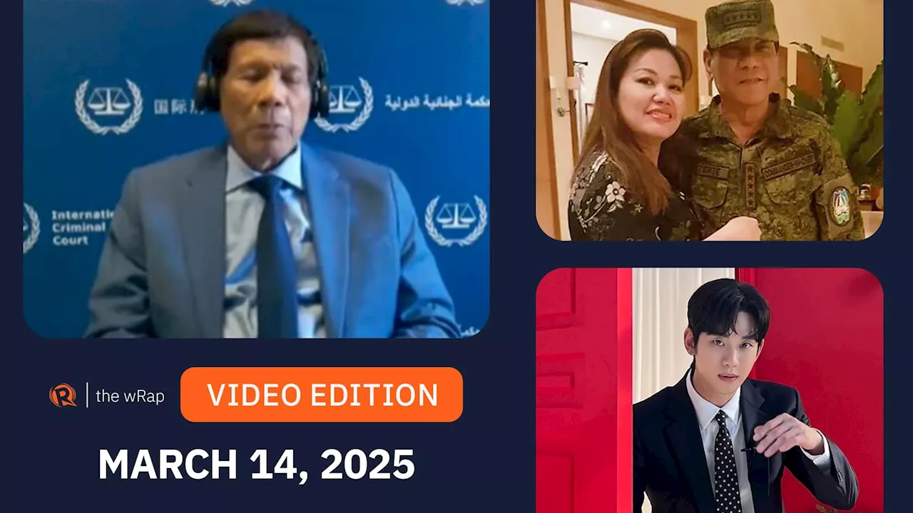 Rodrigo Duterte faces initial proceedings at the ICC