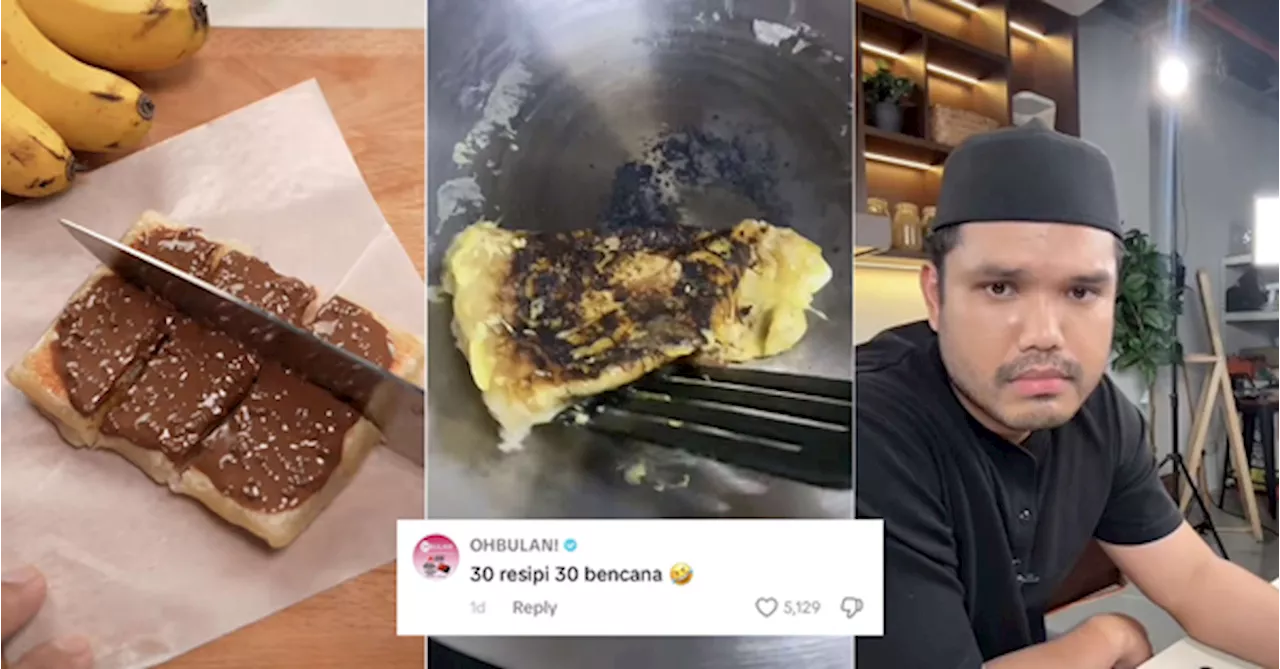 [VIDEO] Khairul Aming Looks Defeated After Fans Hilariously Fail At Recreating His Recipes