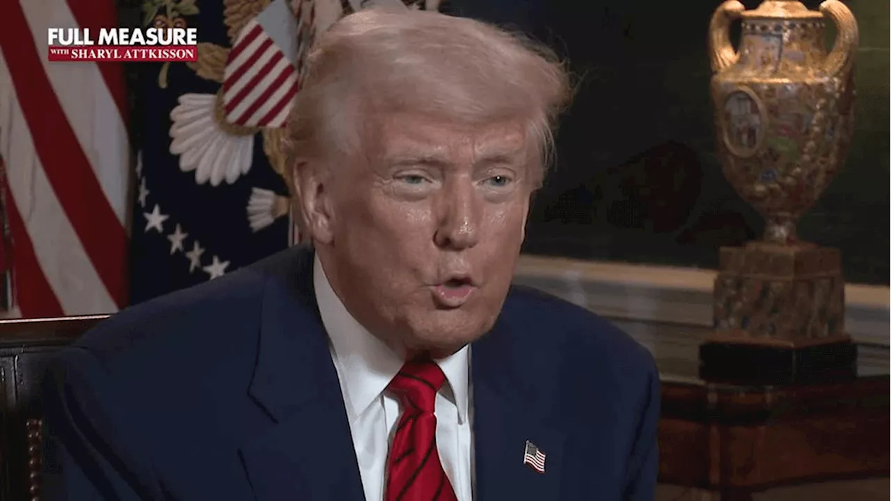 Trump says U.S.-Mexico border '99%' better since Biden left office; Exclusive interview
