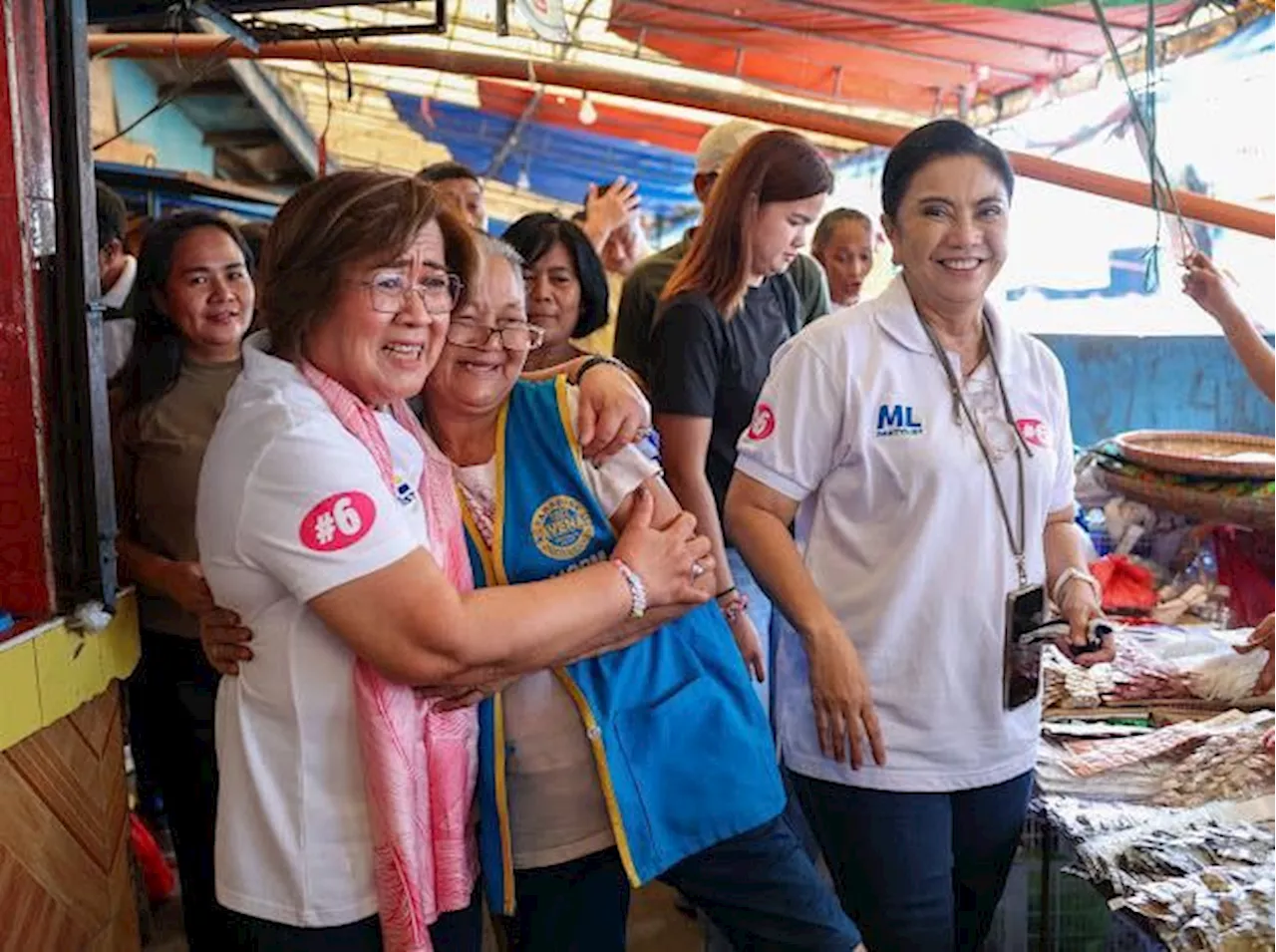 Reunited: ML Partylist’s De Lima takes campaign in Robredo bailiwick