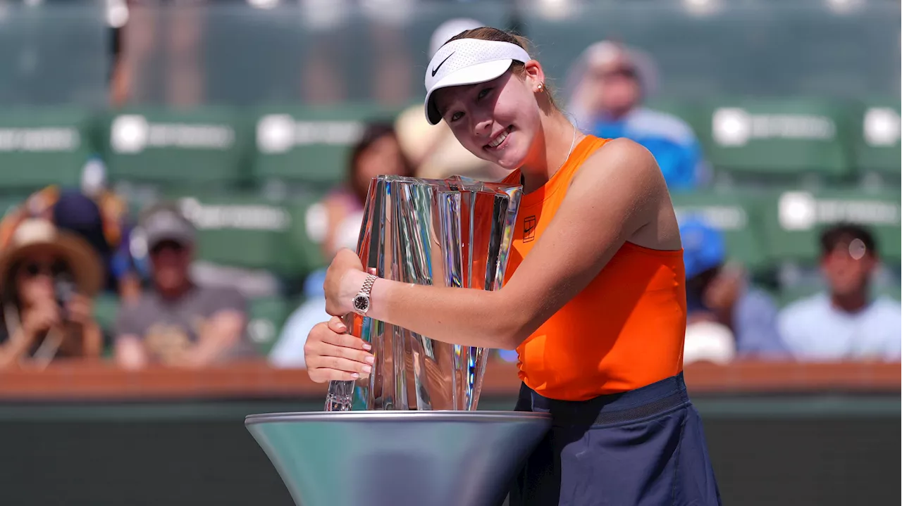Mirra Andreeva Triumphs at BNP Paribas Open, Becomes Youngest Champion Since Serena Williams