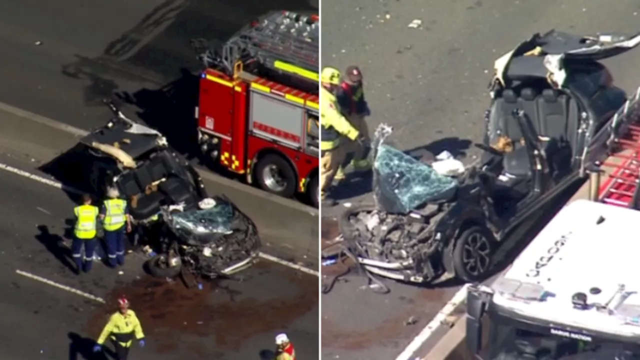 Four Injured in Devastating Four-Car Collision on M4 Motorway