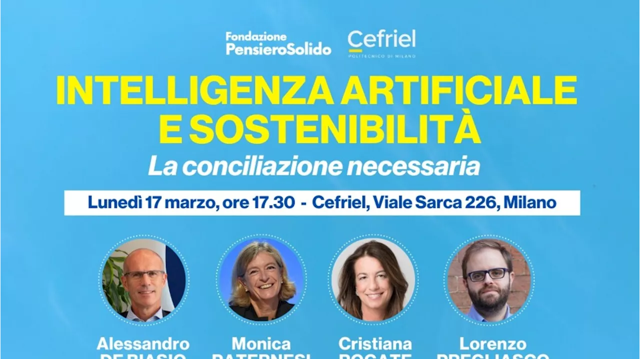 Intelligenza artificiale e sostenibilità, la conciliazione necessaria